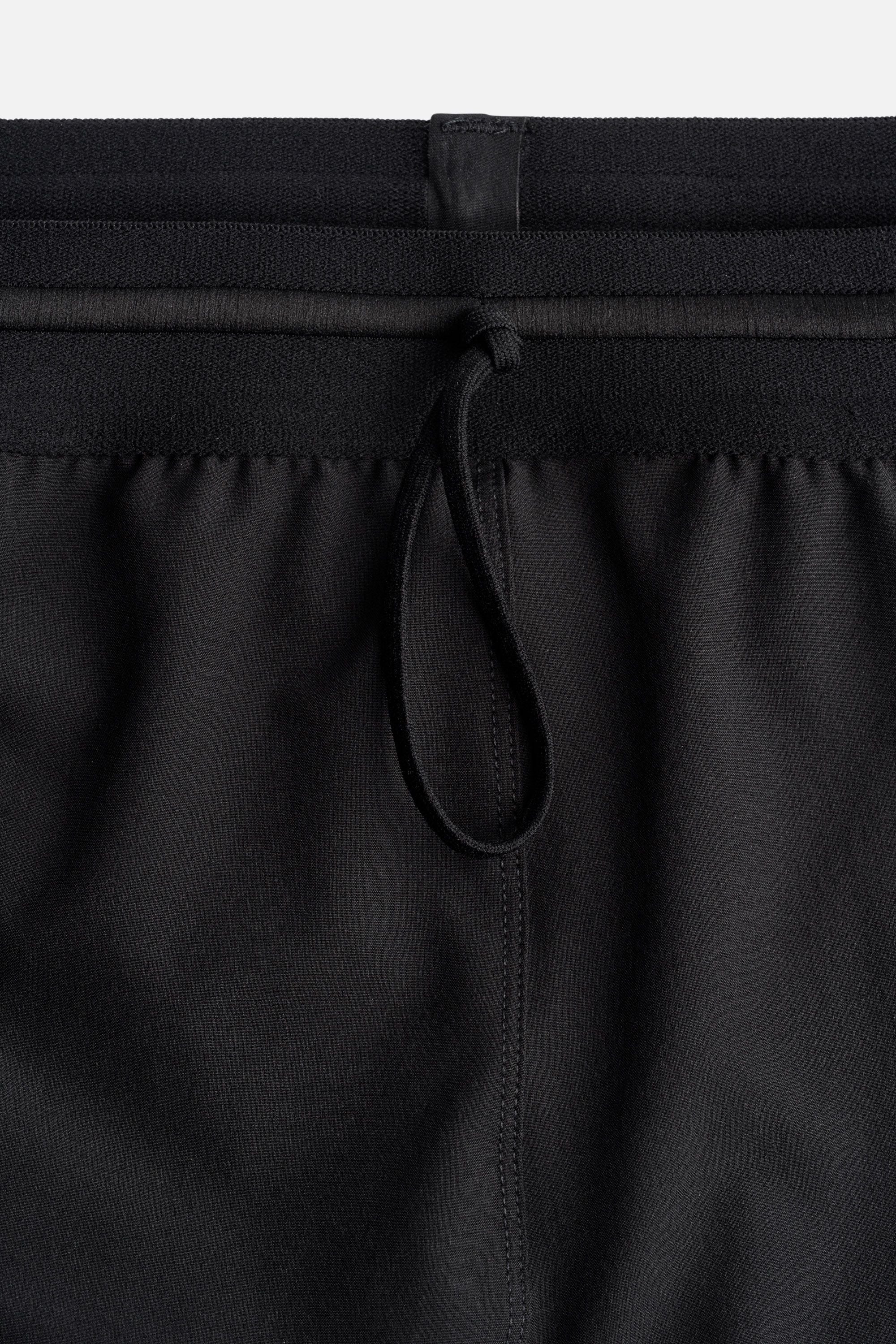 3in Split Shorts, Black - Image 3