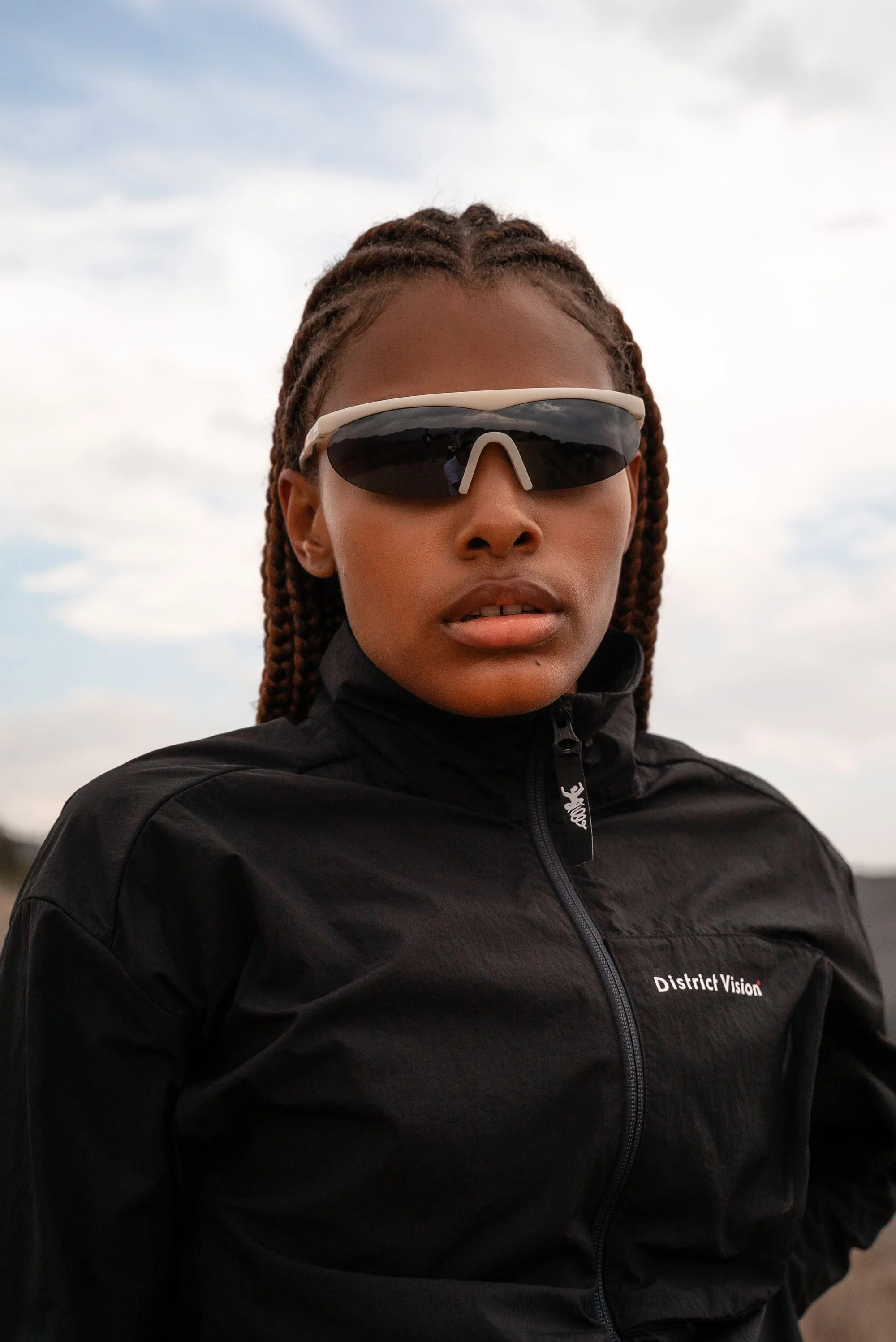 Cropped Recycled DWR Jacket, Black - Image 6